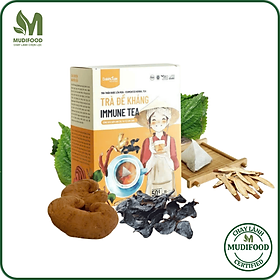 Trà Đề Kháng Dalahouse Hộp 50g - Thanh Nhiệt, Mát Gan, Cải Thiện Giấc Ngủ, Tốt Cho Tim Mạch, Giảm Cân, Eatclean, Healthy