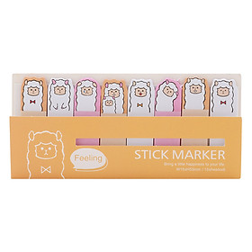 Giấy Ghi Chú Note Phân Trang Đánh Dấu Sách - Feeling (15 Tờ x 8)
