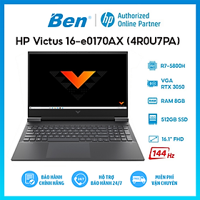 Laptop HP VICTUS 16 e0170AX R7 5800H/8GB/512GB/4G RTX3050Ti/16.1