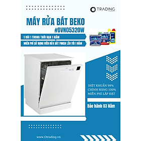 Máy Rửa Chén Beko DVN05320W ,13 bộ - Hàng chính hãng