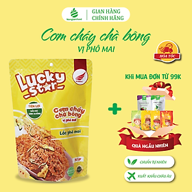 Cơm cháy chà bông vị (Truyền Thống - Cay - Phô Mai) Lucky Star 50g thơm ngon đậm vị nhiều dinh dưỡng | Đồ ăn vặt Nonglamfood