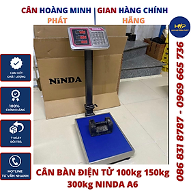 Mua CÂN BÀN NINDA150kg 100kg 300kg ĐIỆN TỬ A6 NHẬT BẢN CAO CẤP (cân tính tiền - tích điện)   CÂN HOÀNG MINH PHÁT