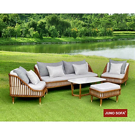 Mua Bộ sofa Cao Cấp Bắc Âu Juno Sofa. băng 1m8  2 đơn  đôn và bàn