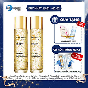 Combo 2 Nước dưỡng ngăn ngừa lão hóa vàng 24k Bio-Gold Bio-essence 150ml/chai
