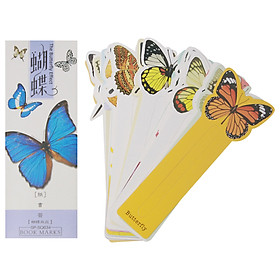 Hộp 32 Bookmark Đánh Dấu Sách Sáng Tạo The Butterfly