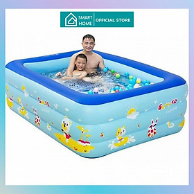 Mua Bể bơi 3 tầng hình chữ nhật 1 5m cho bé