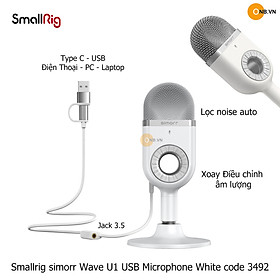 Mua Smallrig simorr Wave U1 - Mic thu âm PC Laptop và điện thoại Anroid 3492