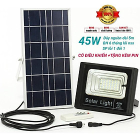 ĐÈN NĂNG LƯỢNG MẶT TRỜI 100W - 180W - 80W - 60W - 45W  SOLAR LIGHT - ĐIỀU KHIỂN TỪ XA - PIN SẠC TRỌN DỜI - D1147