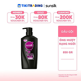 Dầu gội Sunsilk Óng Mượt Rạng Ngời 850g