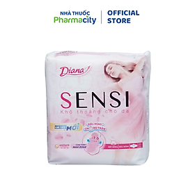 Băng vệ sinh siêu mỏng cánh Diana Sensi (8 miếng/gói)