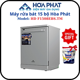 Mua Máy rửa bát 15 bộ Hòa Phát HD F1508EBS.TM - Bảo hành 36 tháng - Hàng chính hãng