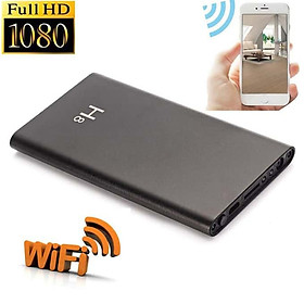 Mua Camera sạc dự phòng H8 - IP WiFi FULLHD 1080p hồng ngoại đen quay đêm quan sát kết nối điện thoại từ xa