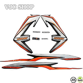 Bộ tem dành cho xe Airblade 2014 màu Cam
