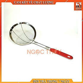 Mua Vớt bọt inox cán đỏ