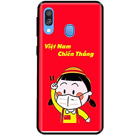 Ốp lưng cao cấp cho điện thoại SAMSUNG A40 Cổ Vũ Việt Nam Chiến Thắng