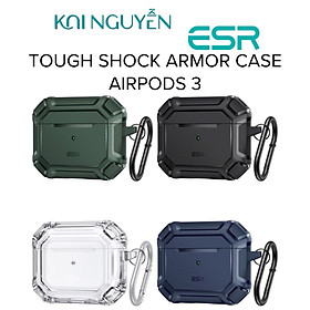 Ốp Case ESR Tough Shock Armor Dành Cho AirPods 3, Giáp Chống Sốc Cứng - Hàng Chính Hãng