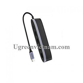 Bộ chuyển đa năng cáp USB Type C to HDMI, Hub USB 3.0 hỗ trợ sạc  5 in 1 Ugreen 50990-Hàng chính hãng