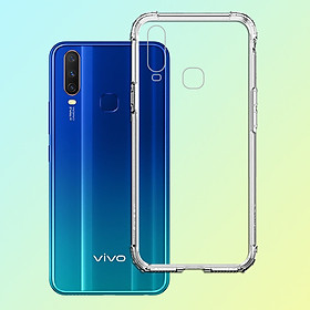 Ốp Lưng Chống Sốc cho Vivo Y15 - 04086 Dẻo Trong - Hàng Chính Hãng