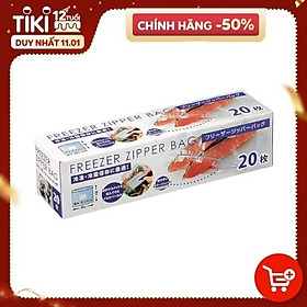 Túi Zip Đựng Thực Phẩm Freezer Bag Hộp 20 Túi