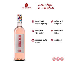 Rượu Vang Hồng Tini Rosé Sangiovese Rubicone - Nhập Khẩu Chính Hãng