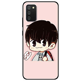 Ốp lưng dành cho Samsung A02 - A02s - A7 2018 mẫu Ảnh Đôi Hồng Go