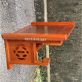 Mua Bàn thờ gia tiên treo tường để chung cư gỗ hương nhiều kích cỡ
