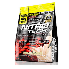 Sữa Tăng Cơ Nitro Tech bịch 10lbs - vị Vanilla