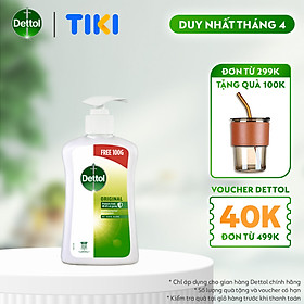 Nước rửa tay diệt khuẩn Dettol - Chai 500g