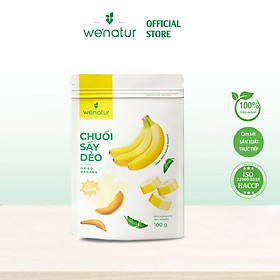 Chuối Sấy Dẻo Nguyên Trái Vị Ngọt Tự Nhiên We'natur 150g