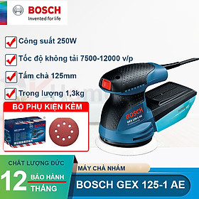 Mua Máy Chà Nhám Rung Tròn Bosch GEX 125-1 AE