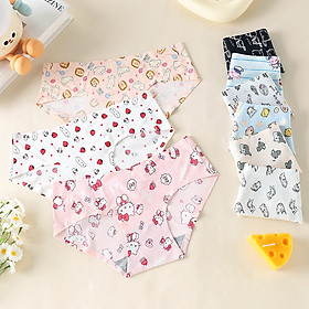 Combo 5 Quần Lót Nữ Su Thông Hơi Họa Tiết Mã 7033 – Mát Lạnh, Thoáng Khí, Phong Cách