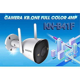 Mua Camera IP Wifi KBvision Kbone B41F Full Color Ngoài Trời Siêu Nét 4MP 2K Chống Nước  Ban Đêm Có Màu Tích hợp Mic Thu Âm - Hàng Chính Hãng