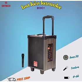 LOA KÉO DI ĐỘNG HÁT KARAOKE NGHE NHẠC KẾT NỐI BLUETOOTH
