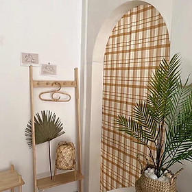 Mua Rèm cửa kẻ caro vàng  phong cách Hàn Quốc chống nắng cao cấp  màn vải treo tường trang trí decor phòng ngủ