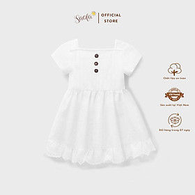 Đầm Bé Gái/Váy Bé Phong Cách Tiểu Thư Trắng Tinh Khôi Đáng Yêu - SNOWIE DRESS - DRC020 - SAOLA CLOTHING