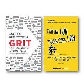 Combo Sách Về Tâm Lý Thành Công: Thất Bại Lớn Thành Công Lớn + Grit Vững Tâm Bền Chí Ắt Thành Công 