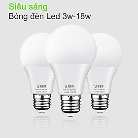 Bóng Đèn LED E27 3w 5w 7w 9w 12w 15w 18w 220v 110v Tiện Dụng