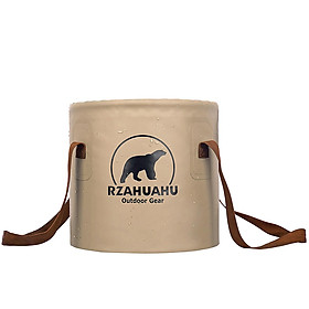 RZAHUAHU 18L/25L Collapsible Bucket Outdoor Folding PVC Water Bucket Basin Water Container