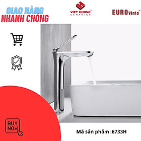 Mua VÒI LAVABO ĐỒNG THAU NÓNG LẠNH EUROVINTO CAO CẤP MÃ 6733H
