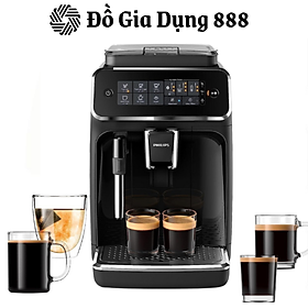 Máy Pha Cafe Pilips Series 3200 EP3221/40, Máy Pha Cà Phê Tự Động, Đa Năng, Dung Tích 1.8L, Chất Liệu Thép Không Gỉ, Công Suất 1500W, Áp Suất 15 Bar, Nhập Đức, BH 12 Tháng, Hàng Chính Hãng