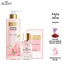 Combo Sữa Tắm Nước Hoa 640g & Nước Hoa 30ml Cindy Bloom Aroma Flower