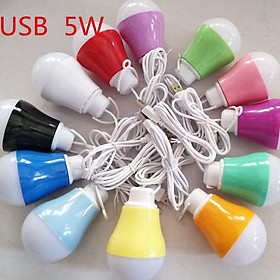 siêu phẩm Bóng Đèn Led Bulb USB siêu sáng 5W ( Ánh sáng Trắng )