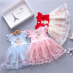 Váy công chúa gấu teddy xinh cực cho bé 6-16kg