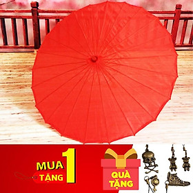 Mua Dù cán gỗ Nhật Bản đỏ trơn - Winz.vn