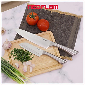 Mua iMat-Dao cán thép Neoflam  bằng thép không gỉ rất sắc bén.Cán liền thép sạch và sáng bóng