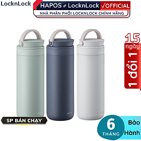 Mua Bình giữ nhiệt LocknLock 475ml Metro Two Way có quai xách LHC4274 màu navy - Hapos