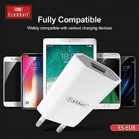 Mua Bộ Sạc 2A dành cho Iphone/ Ipad chính hãng Earldom - HÀNG NHẬP KHẨU - TẶNG dây treo điện thoại