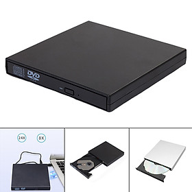 USB 2.0 External  Drive   Burner -RW for Laptops PC Black