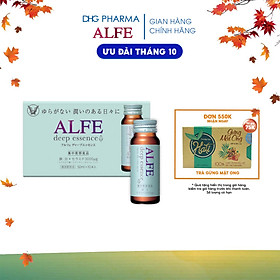 Collagen uống ALFE Deep Essence tăng cường độ ẩm và độ đàn hồi cho da Hộp 10 chai x 50ml - Chính hãng DHG Pharma