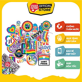 LGBT - Set 30 sticker hình dán